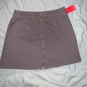 lavender short skirt